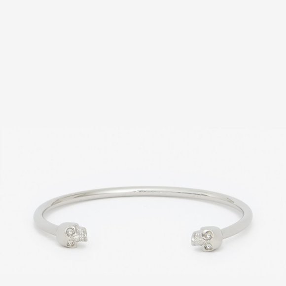 Alexander McQueen: Silver Skull Bracelet. - Picture 7 of 14